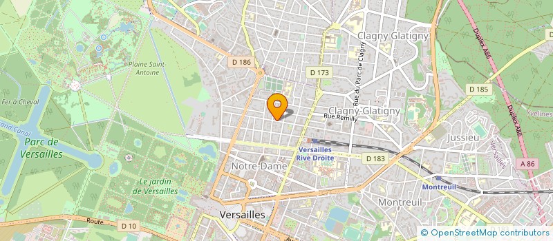 localisation de l'entreprise MONSIEUR YANNICK COIGNARD à VERSAILLES