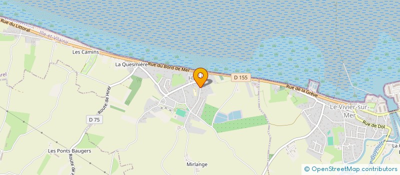 localisation de l'entreprise MONSIEUR YANNICK COLLET  HIREL