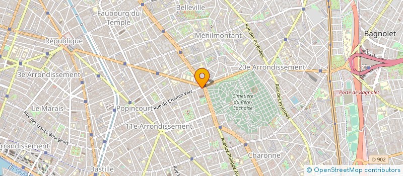 localisation de l'entreprise MONSIEUR YANNICK COLLIN  PARIS