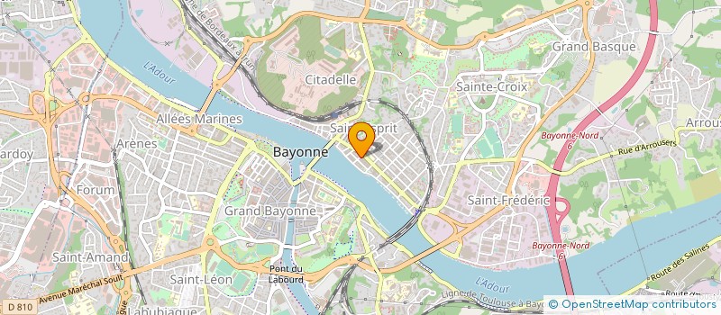 localisation de l'entreprise MONSIEUR YANNICK COMMES à BAYONNE