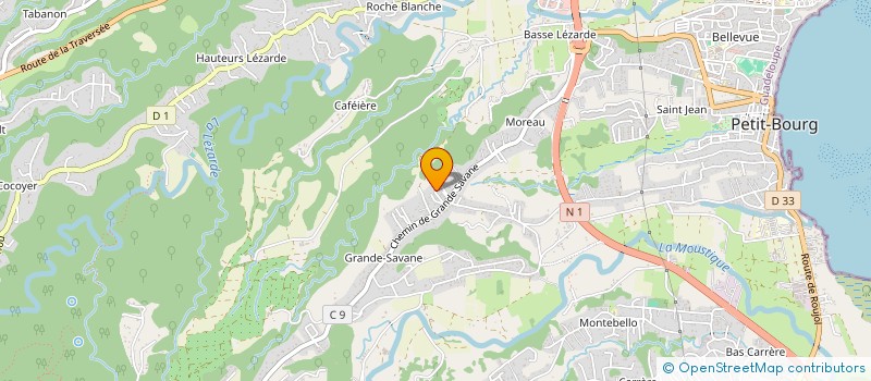 localisation de l'entreprise MONSIEUR YANNICK COPOL  PETIT-BOURG