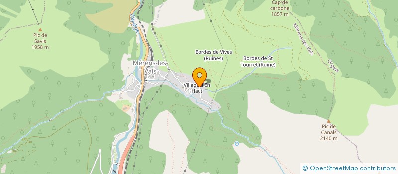localisation de l'entreprise MONSIEUR YANNICK COPPEL à MERENS-LES-VALS