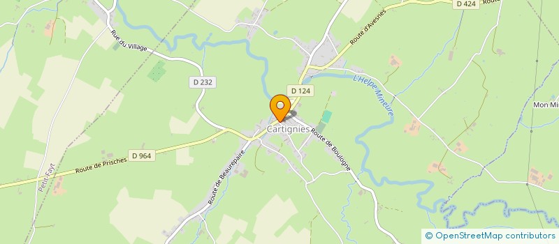 localisation de l'entreprise MONSIEUR YANNICK COPY  CARTIGNIES