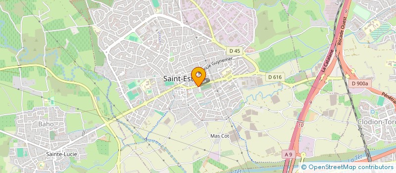 localisation de l'entreprise MONSIEUR YANNICK CORALLO  SAINT-ESTEVE