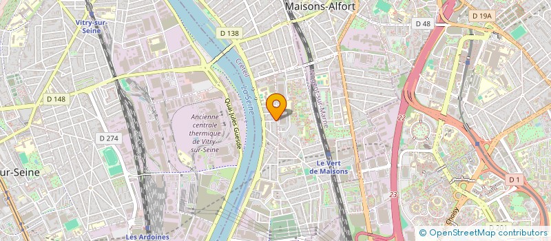 localisation de l'entreprise MONSIEUR YANNICK CORANTIN à ALFORTVILLE