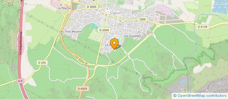 localisation de l'entreprise MONSIEUR YANNICK CORDEILLA à SIGEAN