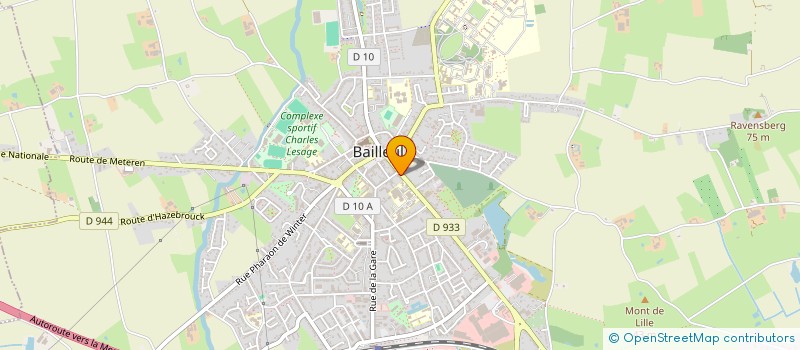 localisation de l'entreprise MONSIEUR YANNICK CORDONNIER à BAILLEUL