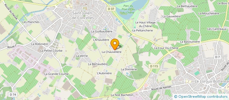localisation de l'entreprise MONSIEUR YANNICK CORMIER à SAINT-JULIEN-DE-CONCELLES