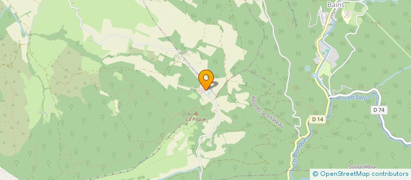 localisation de l'entreprise MONSIEUR YANNICK COUDIE  COUIZA