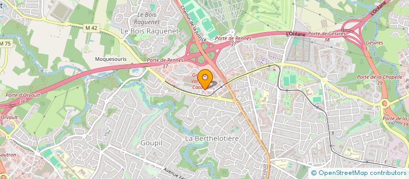 localisation de l'entreprise MONSIEUR YANNICK COULON à ORVAULT