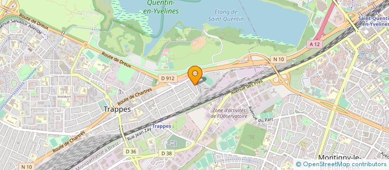 localisation de l'entreprise MONSIEUR YANNICK COURATIN à TRAPPES