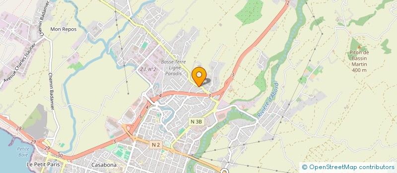 localisation de l'entreprise MONSIEUR YANNICK COUROUPOULA  SAINT-PIERRE