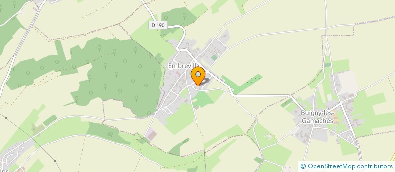 localisation de l'entreprise MONSIEUR YANNICK COURVALET  EMBREVILLE