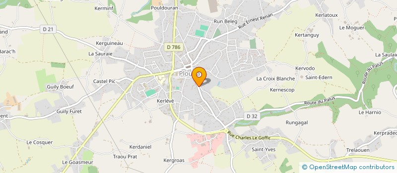 localisation de l'entreprise MONSIEUR YANNICK COUTELLE à PLOUHA
