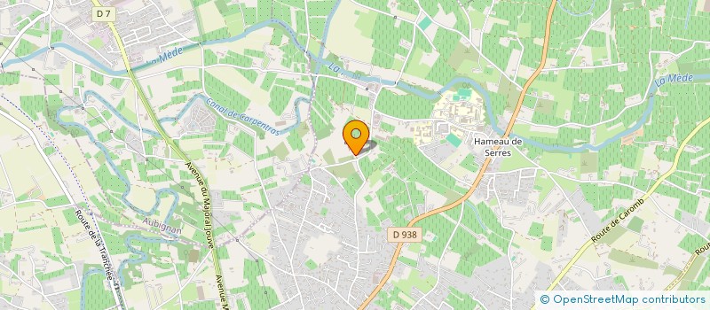 localisation de l'entreprise MONSIEUR YANNICK COUTURIER  CARPENTRAS