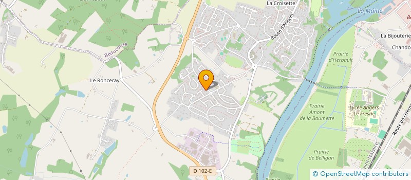 localisation de l'entreprise MONSIEUR YANNICK COUTY à BOUCHEMAINE