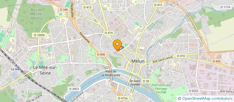 localisation de l'entreprise MONSIEUR YANNICK COZIC  MELUN