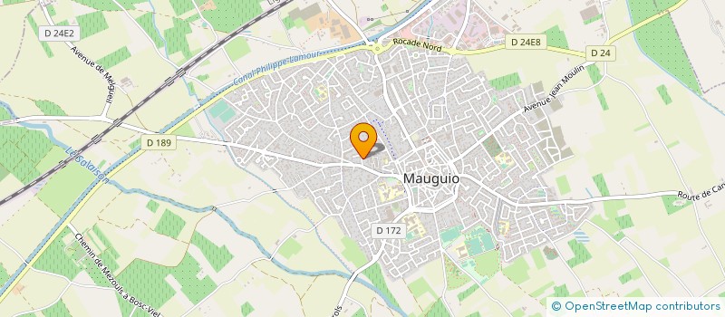 localisation de l'entreprise MONSIEUR YANNICK CREPET  MAUGUIO