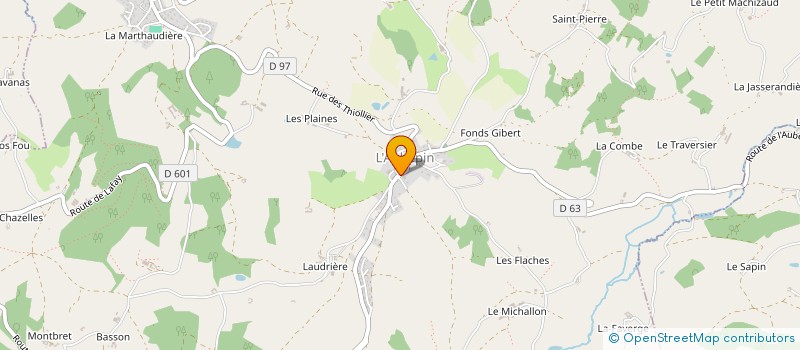 localisation de l'entreprise MONSIEUR YANNICK CRETIN à LARAJASSE