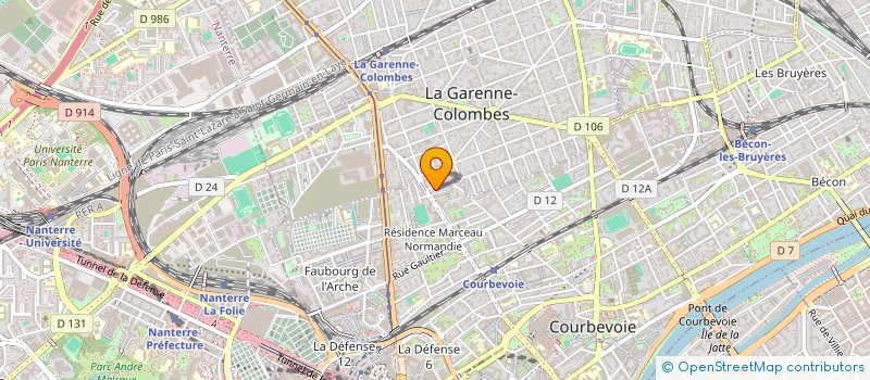 localisation de l'entreprise MONSIEUR YANNICK CROGUENNEC à COURBEVOIE