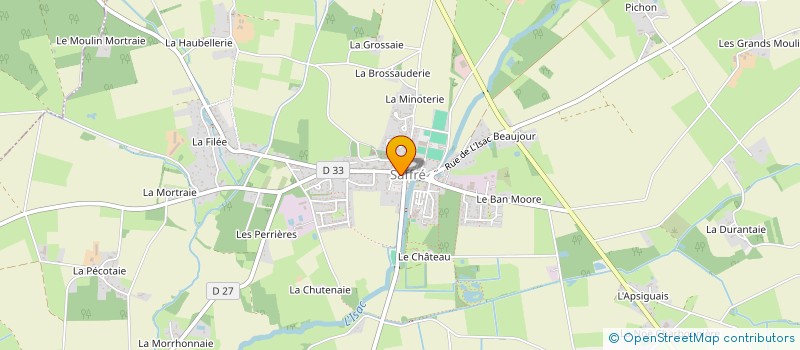 localisation de l'entreprise MONSIEUR YANNICK CROSNIER DE BELLAISTRE  PETIT-MARS