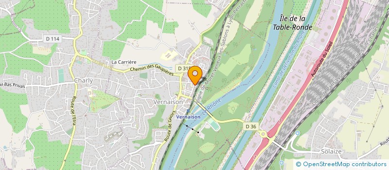 localisation de l'entreprise MONSIEUR YANNICK CURDY à VERNAISON