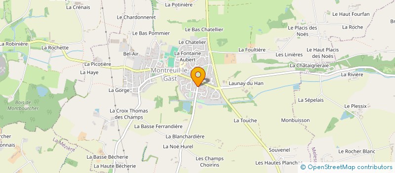 localisation de l'entreprise MONSIEUR YANNICK DA VEIGA à MONTREUIL-LE-GAST
