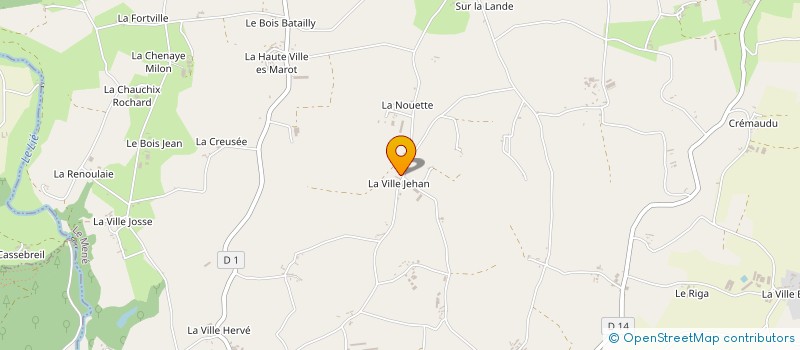 localisation de l'entreprise MONSIEUR YANNICK DABOUDET à LE MENE