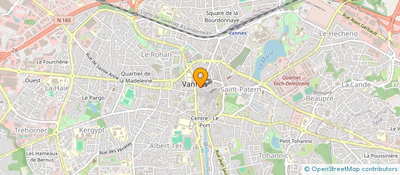 localisation de l'entreprise MONSIEUR YANNICK DAMBLANT à VANNES