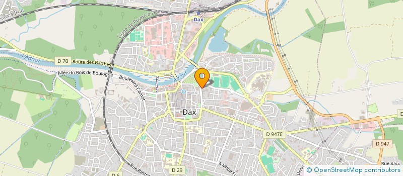 localisation de l'entreprise MONSIEUR YANNICK DANEL  SAINT-PAUL-LES-DAX