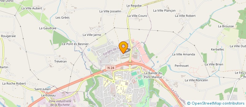 localisation de l'entreprise MONSIEUR YANNICK DANIEL  JOSSELIN