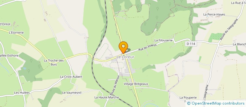 localisation de l'entreprise MONSIEUR YANNICK DANIEL  LE LOREUR