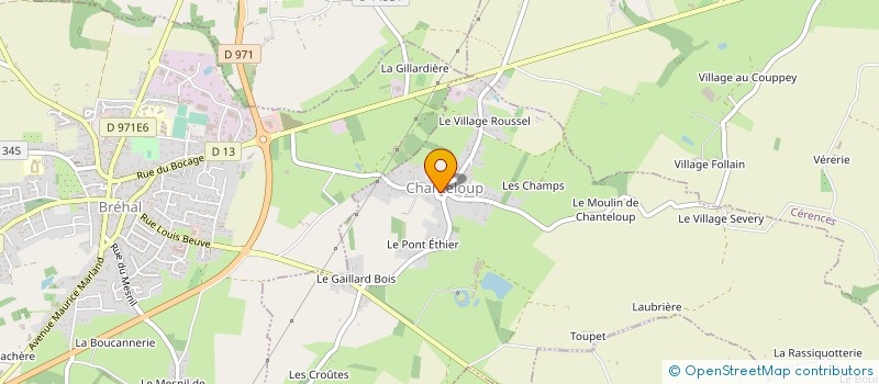 localisation de l'entreprise MONSIEUR YANNICK DAULT à CERENCES