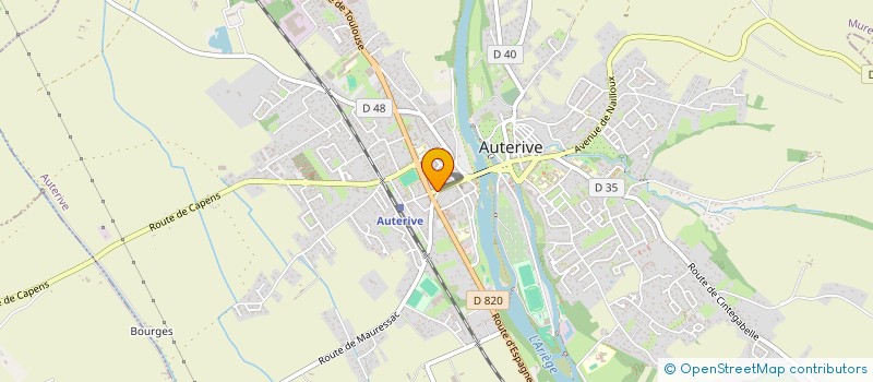 localisation de l'entreprise MONSIEUR YANNICK DE BRUYNE  AUTERIVE