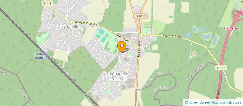 localisation de l'entreprise MONSIEUR YANNICK DE FRIAS  LA CHAPELLE-EN-SERVAL