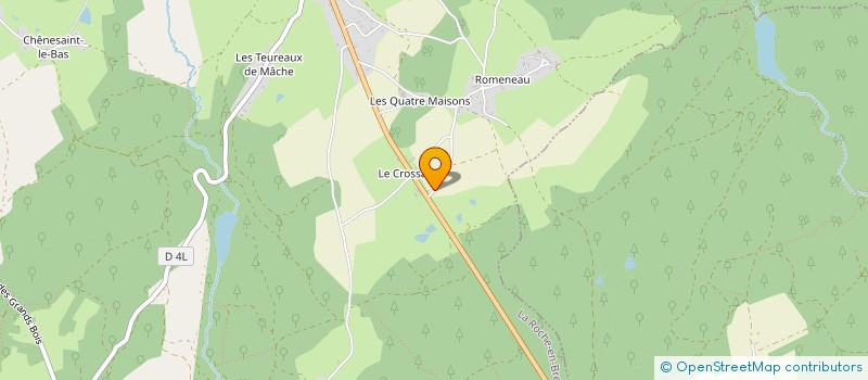 localisation de l'entreprise MONSIEUR YANNICK DE OLIVEIRA  LA ROCHE-EN-BRENIL