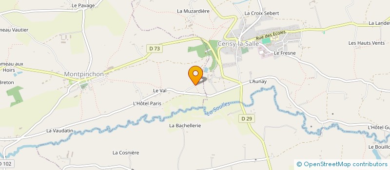 localisation de l'entreprise MONSIEUR YANNICK DE SAINT JORES  MONTPINCHON