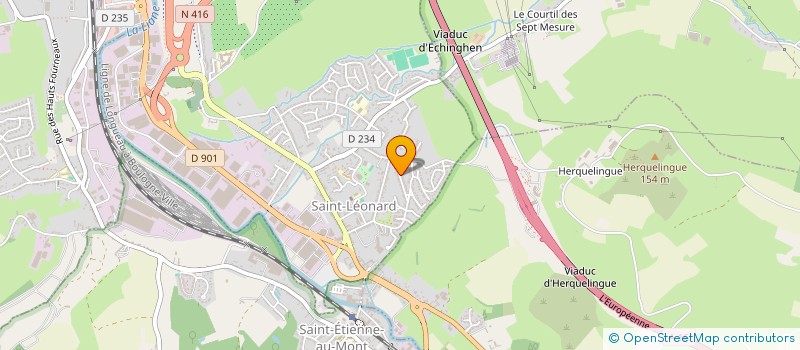 localisation de l'entreprise MONSIEUR YANNICK DE WEERDT  SAINT-LEONARD