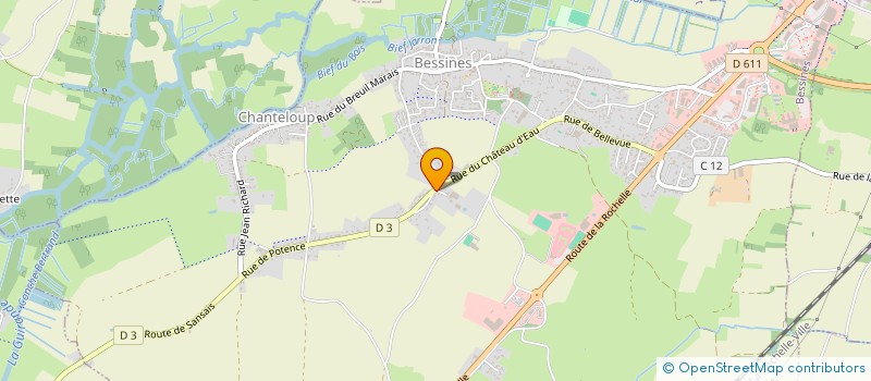 localisation de l'entreprise MONSIEUR YANNICK DEBREUIL  BESSINES