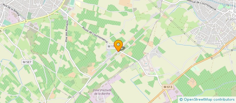 localisation de l'entreprise MONSIEUR YANNICK DECOUT  COURNONTERRAL