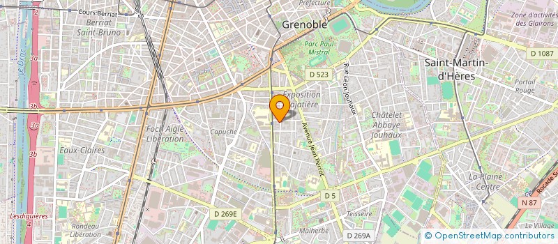 localisation de l'entreprise MONSIEUR YANNICK DEDEGBE à GRENOBLE