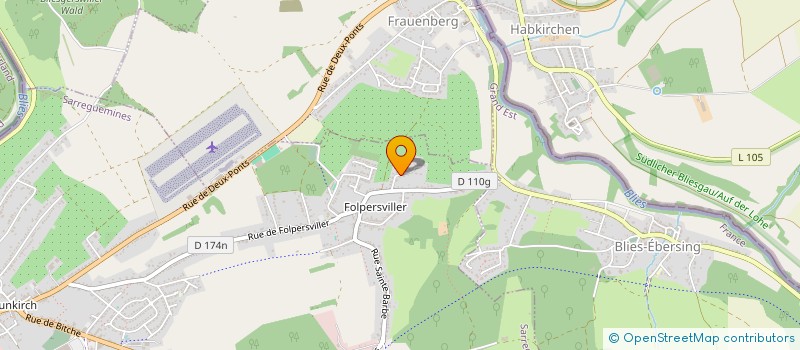 localisation de l'entreprise MONSIEUR YANNICK DEHNE  SARREGUEMINES