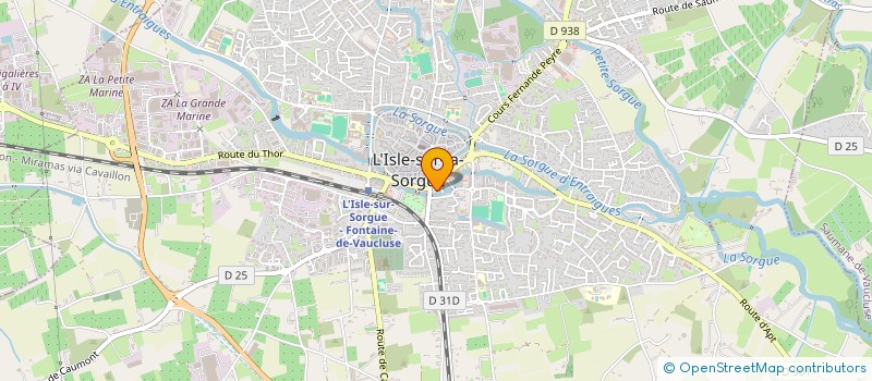 localisation de l'entreprise MONSIEUR YANNICK DEL PAPA  L'ISLE-SUR-LA-SORGUE