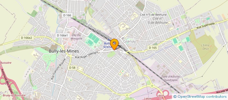 localisation de l'entreprise MONSIEUR YANNICK DELATTRE  GRENAY