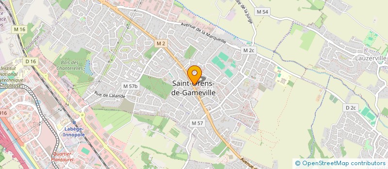 localisation de l'entreprise MONSIEUR YANNICK DELBOSC  SAINT-ORENS-DE-GAMEVILLE