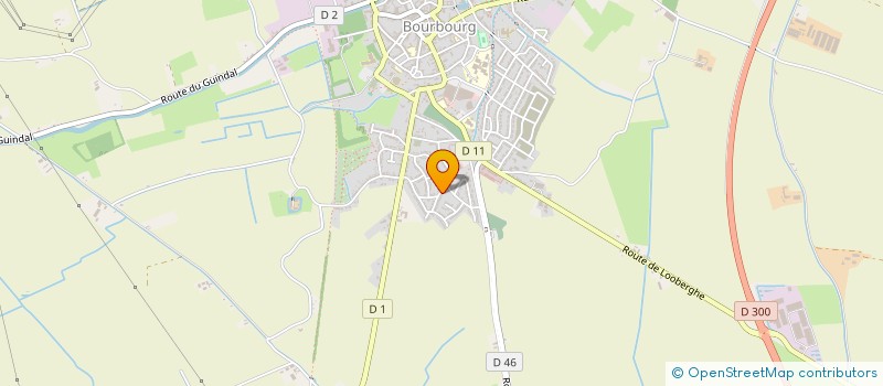 localisation de l'entreprise MONSIEUR YANNICK DELVA  BOURBOURG