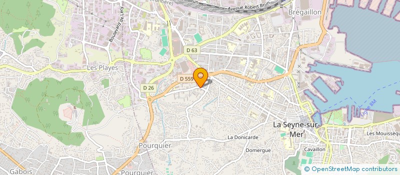 localisation de l'entreprise MONSIEUR YANNICK DEMADE à LA SEYNE-SUR-MER