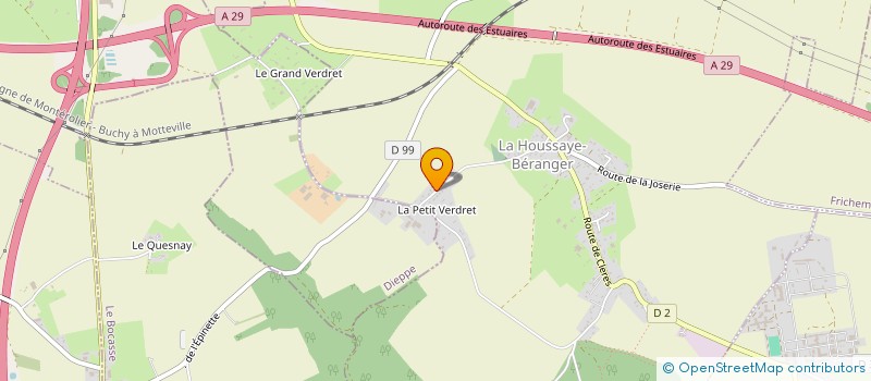 localisation de l'entreprise MONSIEUR YANNICK DEMAREST  LA HOUSSAYE-BERANGER