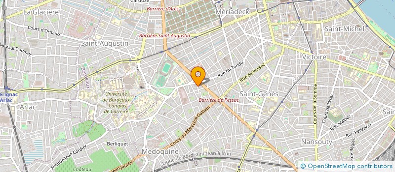 localisation de l'entreprise MONSIEUR YANNICK DENOUAL à BORDEAUX
