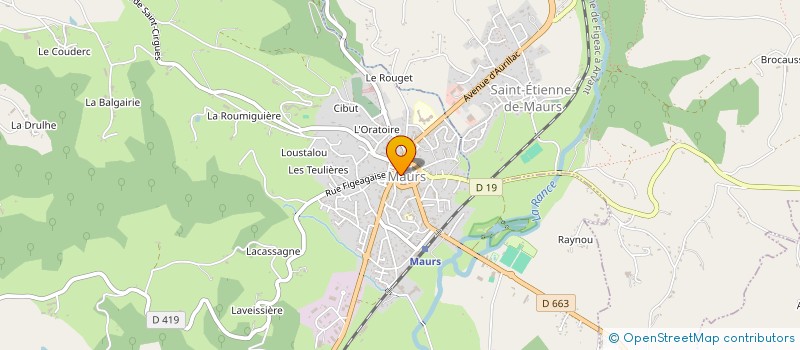 localisation de l'entreprise MONSIEUR YANNICK DEROSIER à MAURS